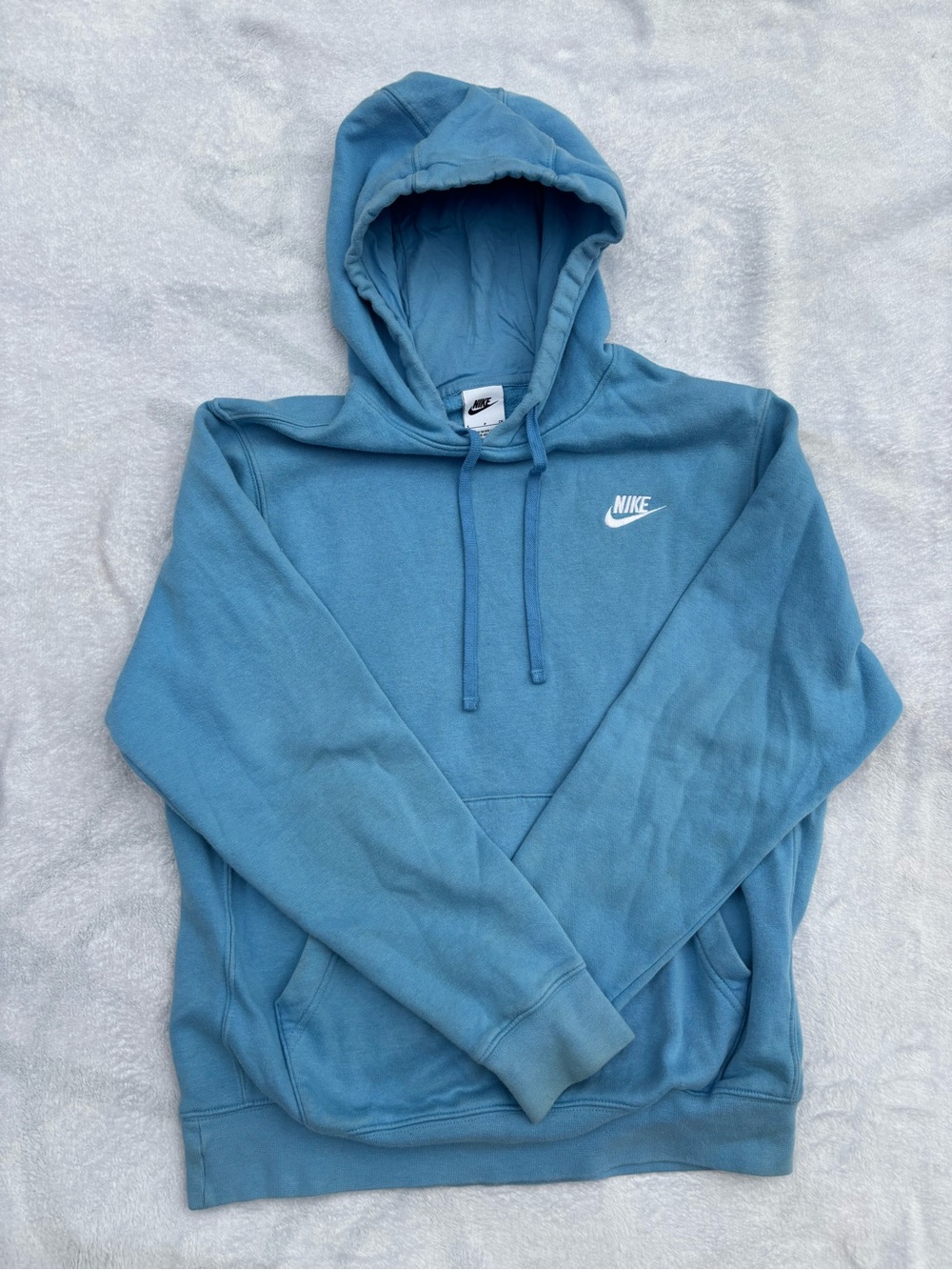 Nike Men's Light Blue Pullover Hoodie